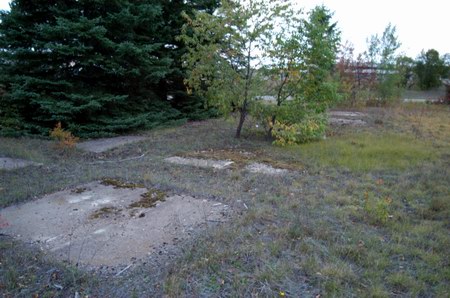 Airport Drive-In Theatre - Screen Foundation (newer photo)